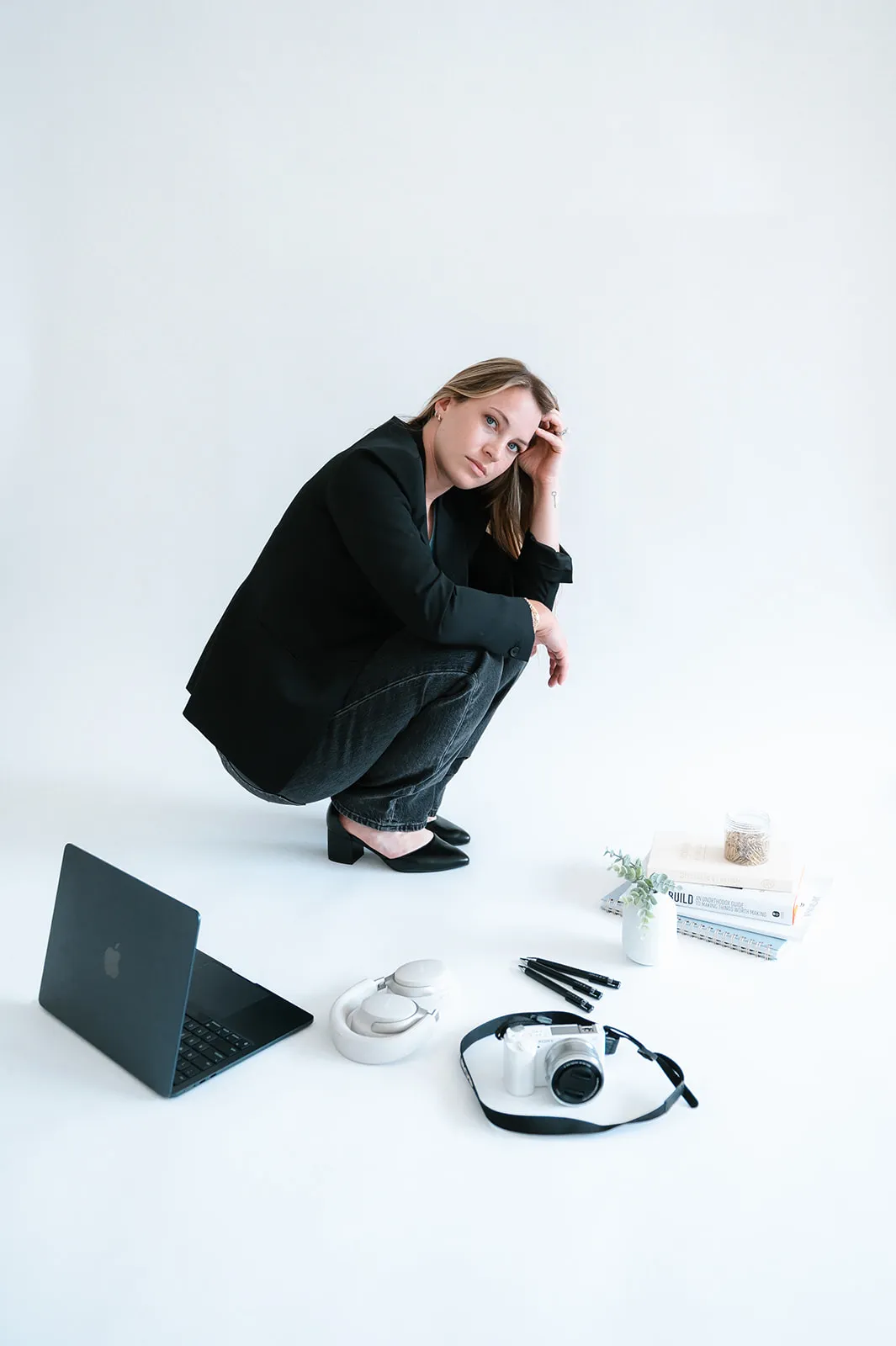 Brooke Kennison, founder of At The Meridian, in her studio